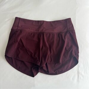 lululemon athletica speed up shorts